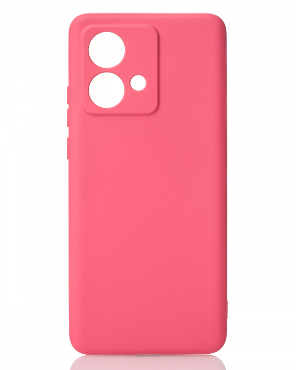 Силиконовый чехол SOFT Silicone Case для Motorola Edge 40 Neo (без лого) малиновый