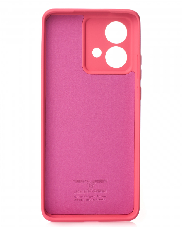 Силиконовый чехол SOFT Silicone Case для Motorola Edge 40 Neo (без лого) малиновый