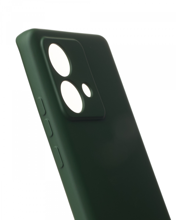 Силиконовый чехол SOFT Silicone Case для Motorola Edge 40 Neo (без лого) темно-зеленый