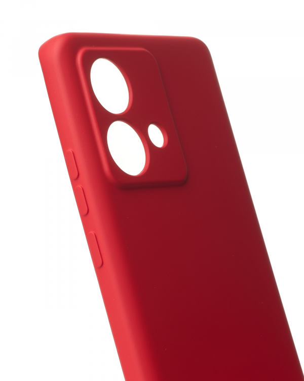 Силиконовый чехол SOFT Silicone Case для Motorola Edge 40 Neo (без лого) красный