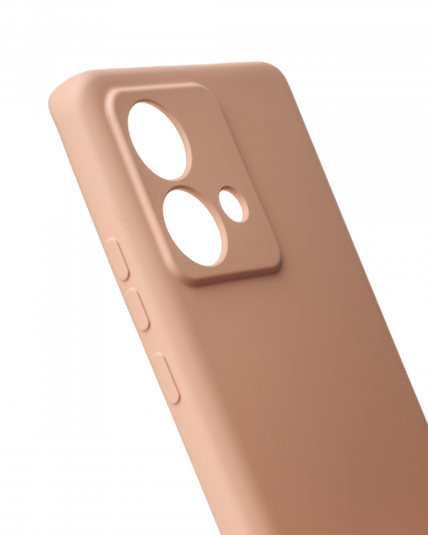 Силиконовый чехол SOFT Silicone Case для Motorola Edge 40 Neo (без лого) пудра