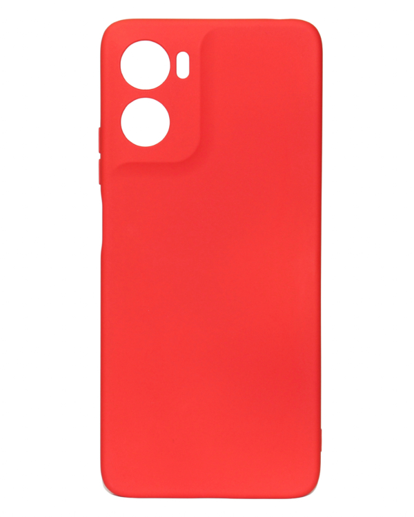 Силиконовый чехол SOFT Silicone Case для Motorola G06 Power (без лого) красный