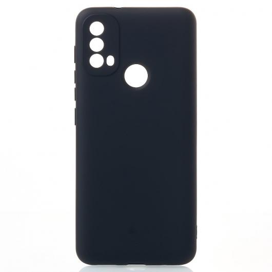 Силиконовый чехол SOFT Silicone Case для Motorola E40 (без лого) черный