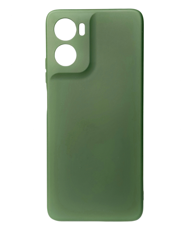Силиконовый чехол SOFT Silicone Case для Motorola G06 Power (без лого) темно-зеленый