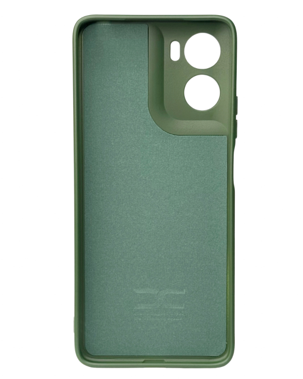 Силиконовый чехол SOFT Silicone Case для Motorola G06 Power (без лого) темно-зеленый