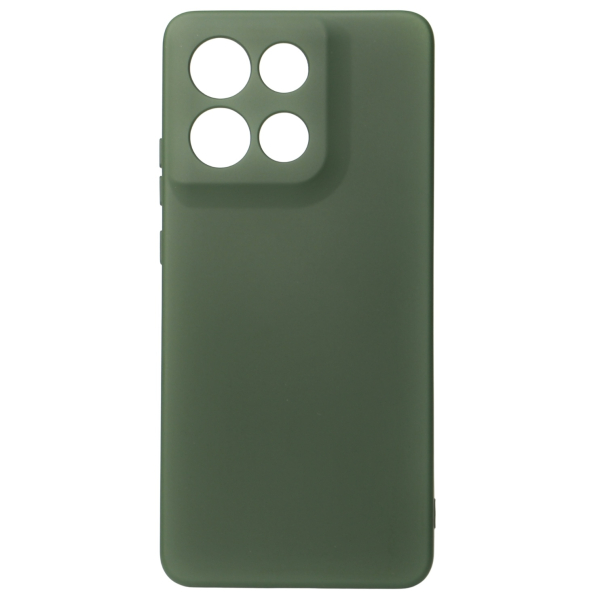 Силиконовый чехол SOFT Silicone Case для Motorola G86 (без лого) темно-зеленый