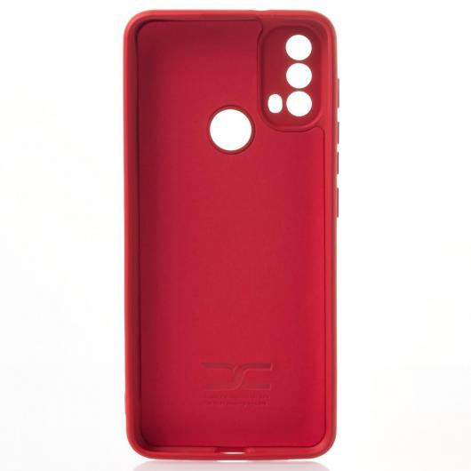 Силиконовый чехол SOFT Silicone Case для Motorola E40 (без лого) красный