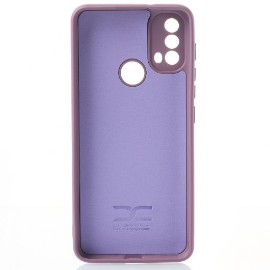 Силиконовый чехол SOFT Silicone Case для Motorola E40 (без лого) лаванда