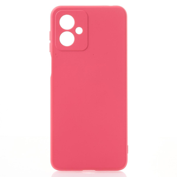 Силиконовый чехол SOFT Silicone Case для Motorola G14 (без лого) малиновый