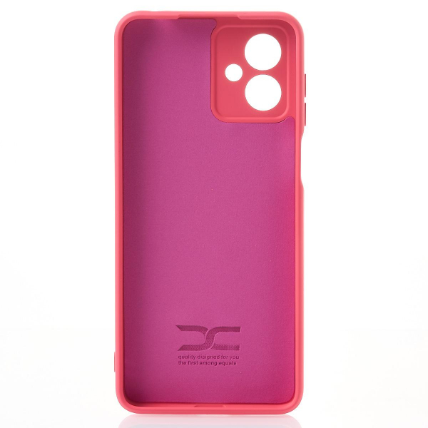 Силиконовый чехол SOFT Silicone Case для Motorola G14 (без лого) малиновый