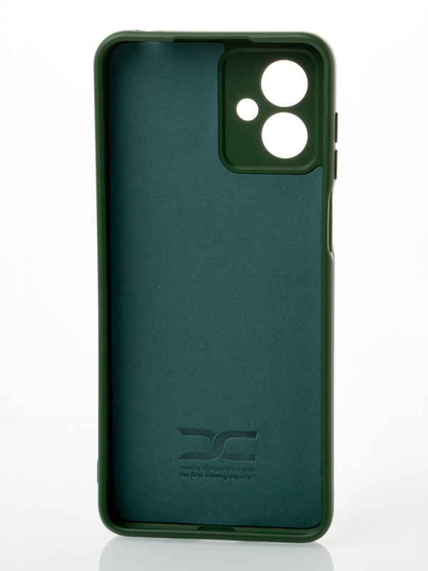 Силиконовый чехол SOFT Silicone Case для Motorola G14 (без лого) темно-зеленый