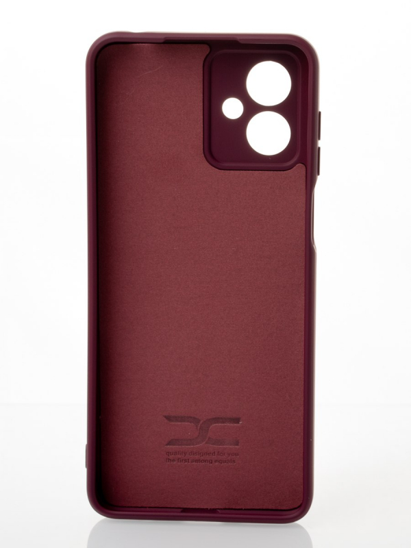 Силиконовый чехол SOFT Silicone Case для Motorola G14 (без лого) бордовый