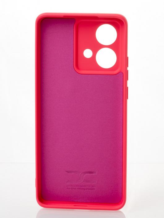 Силиконовый чехол SOFT Silicone Case для Motorola Edge 40 Neo (без лого) малиновый