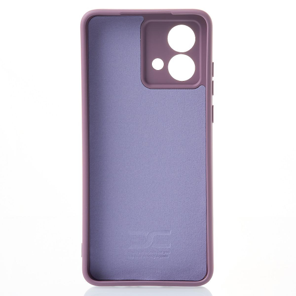 Силиконовый чехол SOFT Silicone Case для Motorola G84 (без лого) лаванда