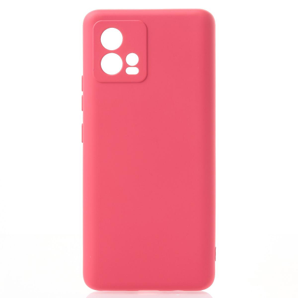 Силиконовый чехол SOFT Silicone Case для Motorola G72 (без лого) малиновый