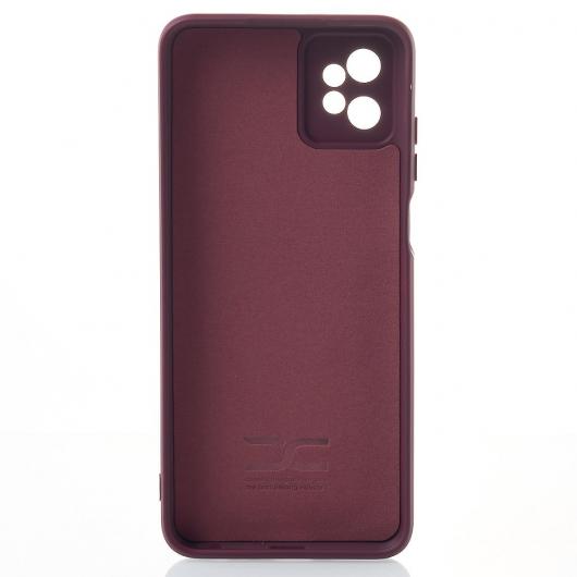 Силиконовый чехол SOFT Silicone Case для Motorola G32 (без лого) бордовый