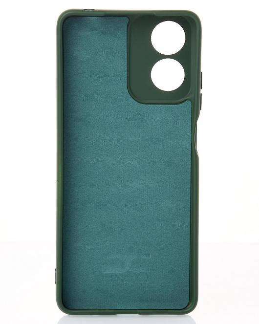 Силиконовый чехол SOFT Silicone Case для Motorola G04 (без лого) темно-зеленый