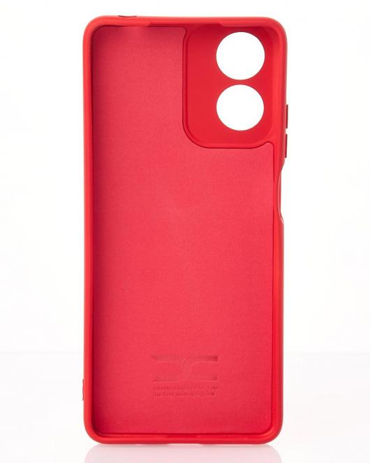 Силиконовый чехол SOFT Silicone Case для Motorola G04 (без лого) красный