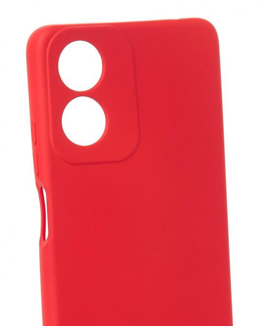 Силиконовый чехол SOFT Silicone Case для Motorola G04 (без лого) красный