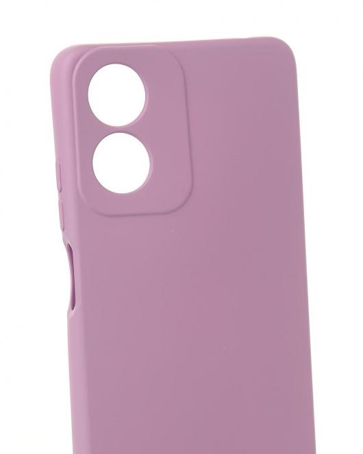 Силиконовый чехол SOFT Silicone Case для Motorola G04 (без лого) лаванда