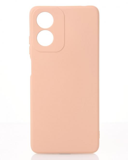 Силиконовый чехол SOFT Silicone Case для Motorola G04 (без лого) пудра