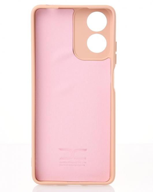 Силиконовый чехол SOFT Silicone Case для Motorola G04 (без лого) пудра