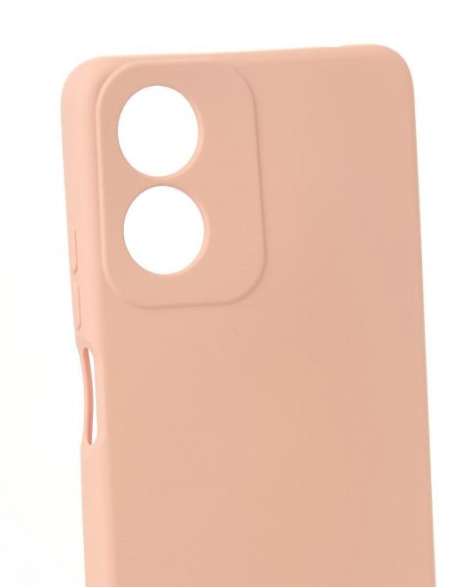 Силиконовый чехол SOFT Silicone Case для Motorola G04 (без лого) пудра