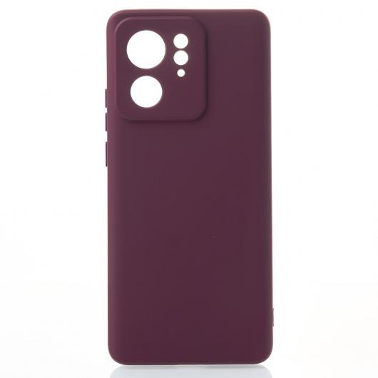 Силиконовый чехол SOFT Silicone Case для Motorola Edge 40 (без лого) бордовый