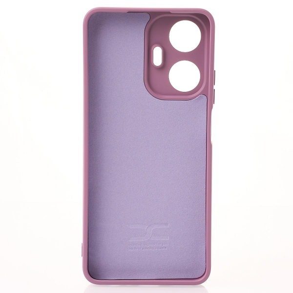 Силиконовый чехол SOFT Silicone Case для Realme C55 (без лого) лаванда