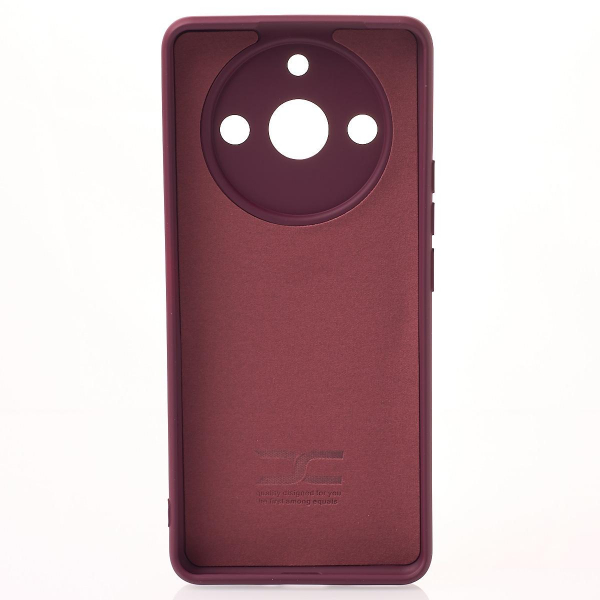 Силиконовый чехол SOFT Silicone Case для Realme 11 Pro (без лого) бордовый