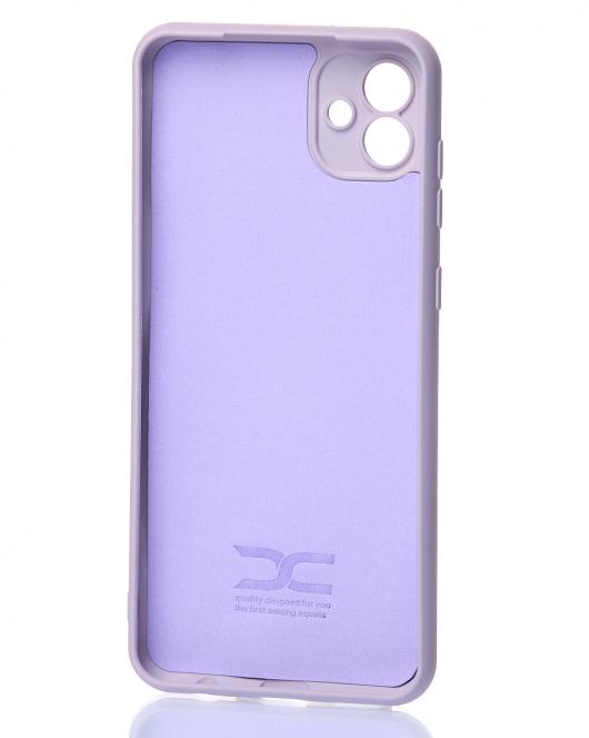 Силиконовый чехол SOFT Silicone Case для Samsung A04 (без лого) глициния