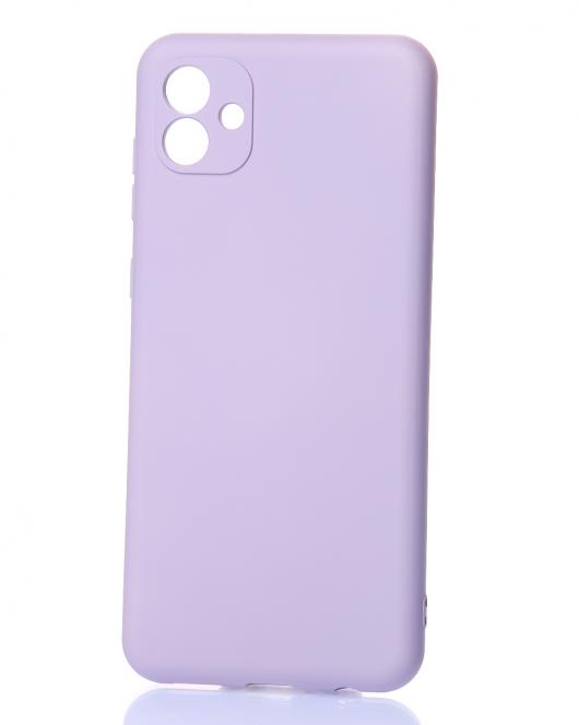 Силиконовый чехол SOFT Silicone Case для Samsung A04 (без лого) глициния