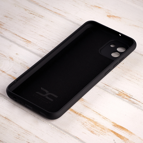 Силиконовый чехол SOFT Silicone Case для Samsung A03 (без лого) черный