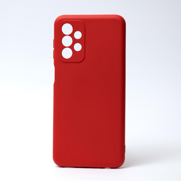Силиконовый чехол SOFT Silicone Case для Samsung A23 (без лого) красный