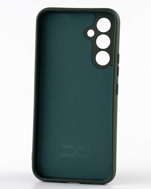 Силиконовый чехол SOFT Silicone Case для Samsung A34 (без лого) темно-зеленый