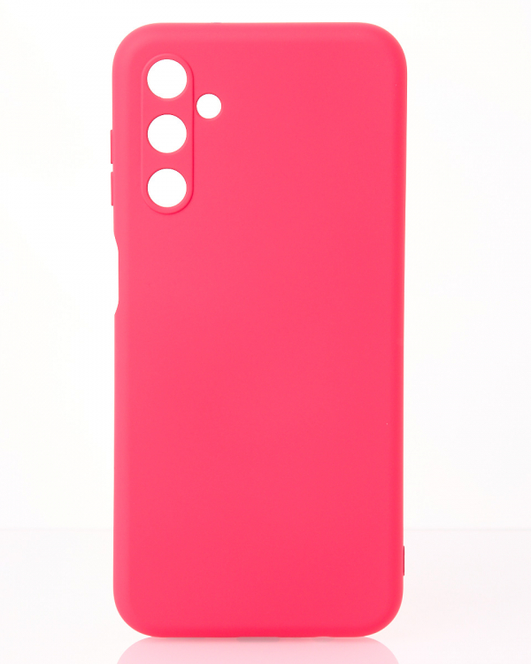 Силиконовый чехол SOFT Silicone Case для Samsung M14 (без лого) малиновый