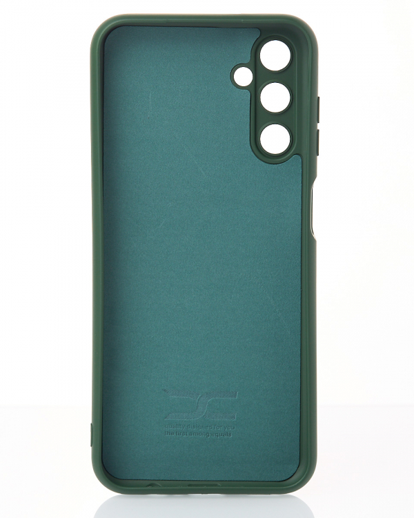 Силиконовый чехол SOFT Silicone Case для Samsung M14 (без лого) темно-зеленый