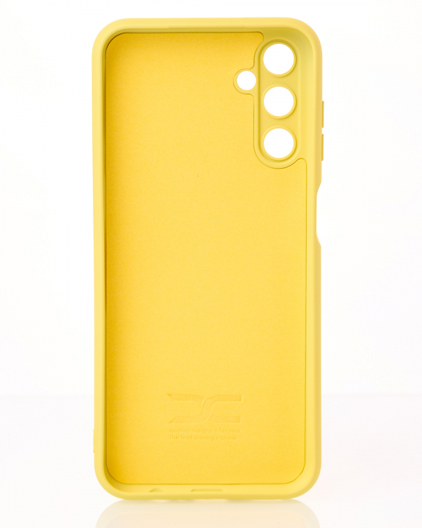 Силиконовый чехол SOFT Silicone Case для Samsung M14 (без лого) лимонный