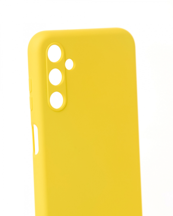 Силиконовый чехол SOFT Silicone Case для Samsung M14 (без лого) лимонный
