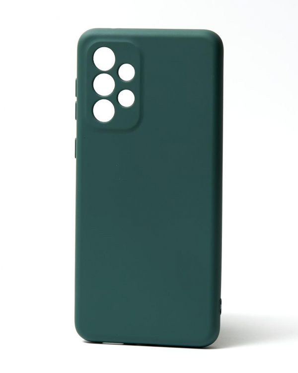 Силиконовый чехол SOFT Silicone Case для Samsung A33 5G (без лого) темно-зеленый
