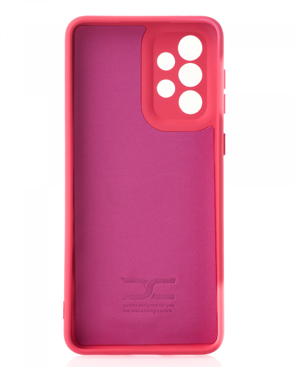 Силиконовый чехол SOFT Silicone Case для Samsung A53 5G (без лого) малиновый
