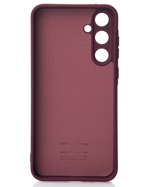 Силиконовый чехол SOFT Silicone Case для Samsung A35 (без лого) бордовый