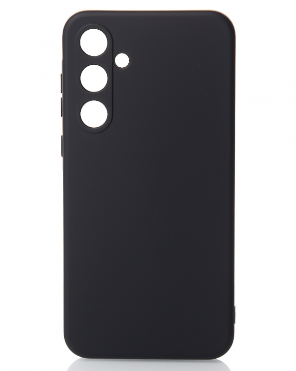 Силиконовый чехол SOFT Silicone Case для Samsung A35 (без лого) черный