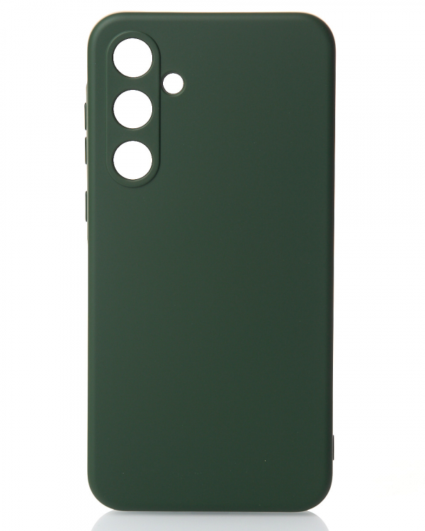 Силиконовый чехол SOFT Silicone Case для Samsung A35 (без лого) темно-зеленый