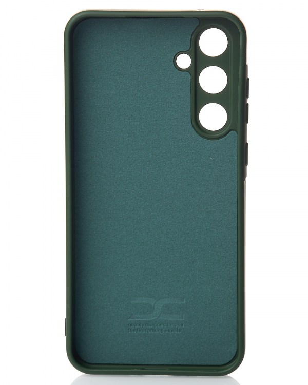 Силиконовый чехол SOFT Silicone Case для Samsung A35 (без лого) темно-зеленый