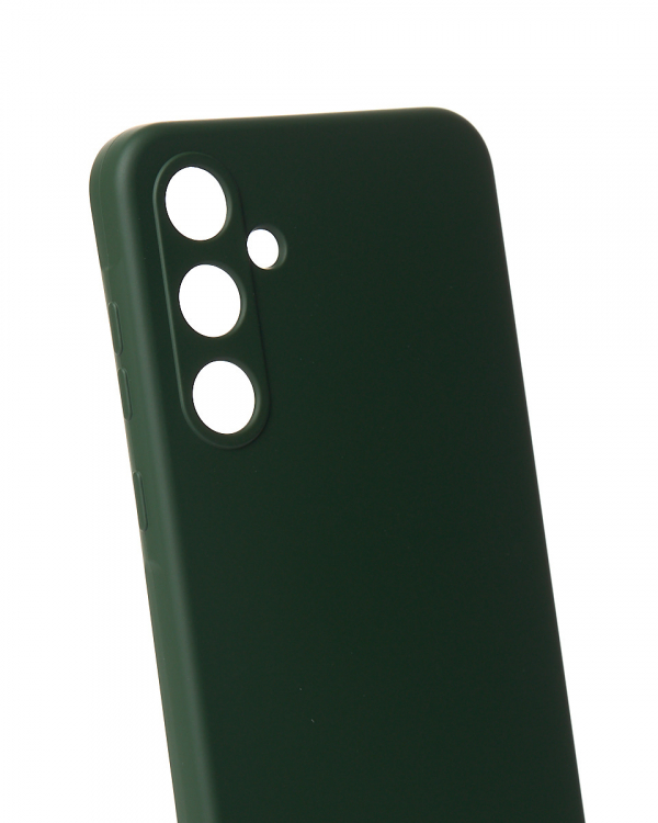Силиконовый чехол SOFT Silicone Case для Samsung A35 (без лого) темно-зеленый