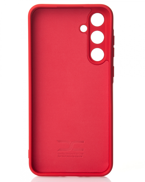 Силиконовый чехол SOFT Silicone Case для Samsung A35 (без лого) красный