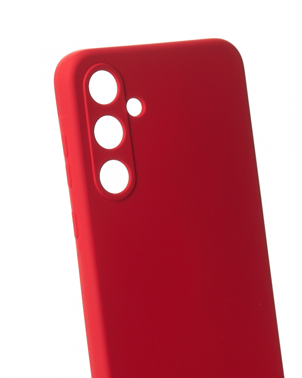 Силиконовый чехол SOFT Silicone Case для Samsung A35 (без лого) красный