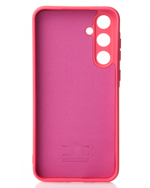 Силиконовый чехол SOFT Silicone Case для Samsung A35 (без лого) малиновый
