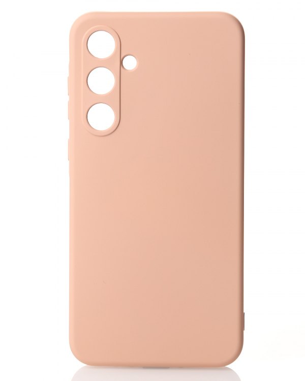 Силиконовый чехол SOFT Silicone Case для Samsung A35 (без лого) пудра